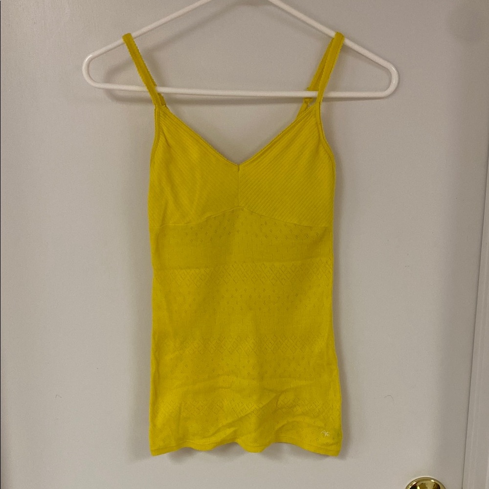 American Eagle Yellow Women's Camisole Tank Top ❤️